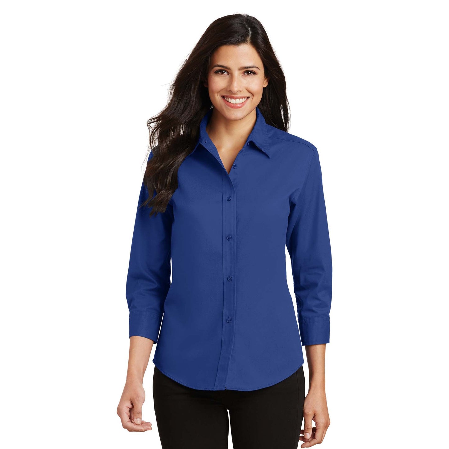 Black Button Up Shirt - Port Authority - Easy Care Fabric
