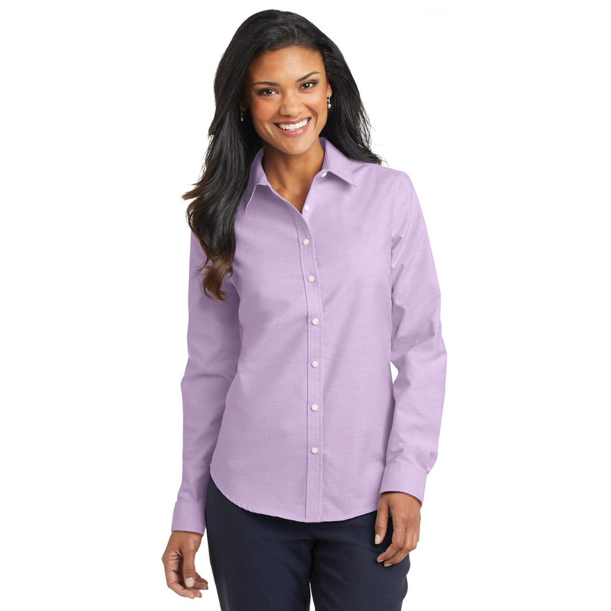 Black Button Up Shirts - Port Authority - Soft Cotton
