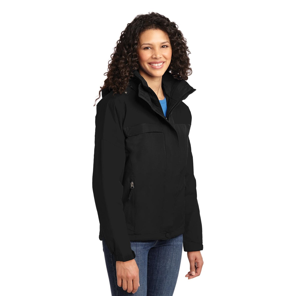 Black Nootka Jacket - Port Authority - Waterproof Style