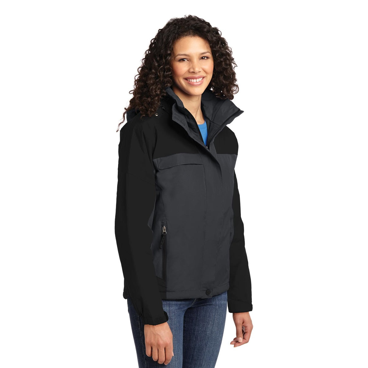 Black Nootka Jacket - Port Authority - Waterproof Style