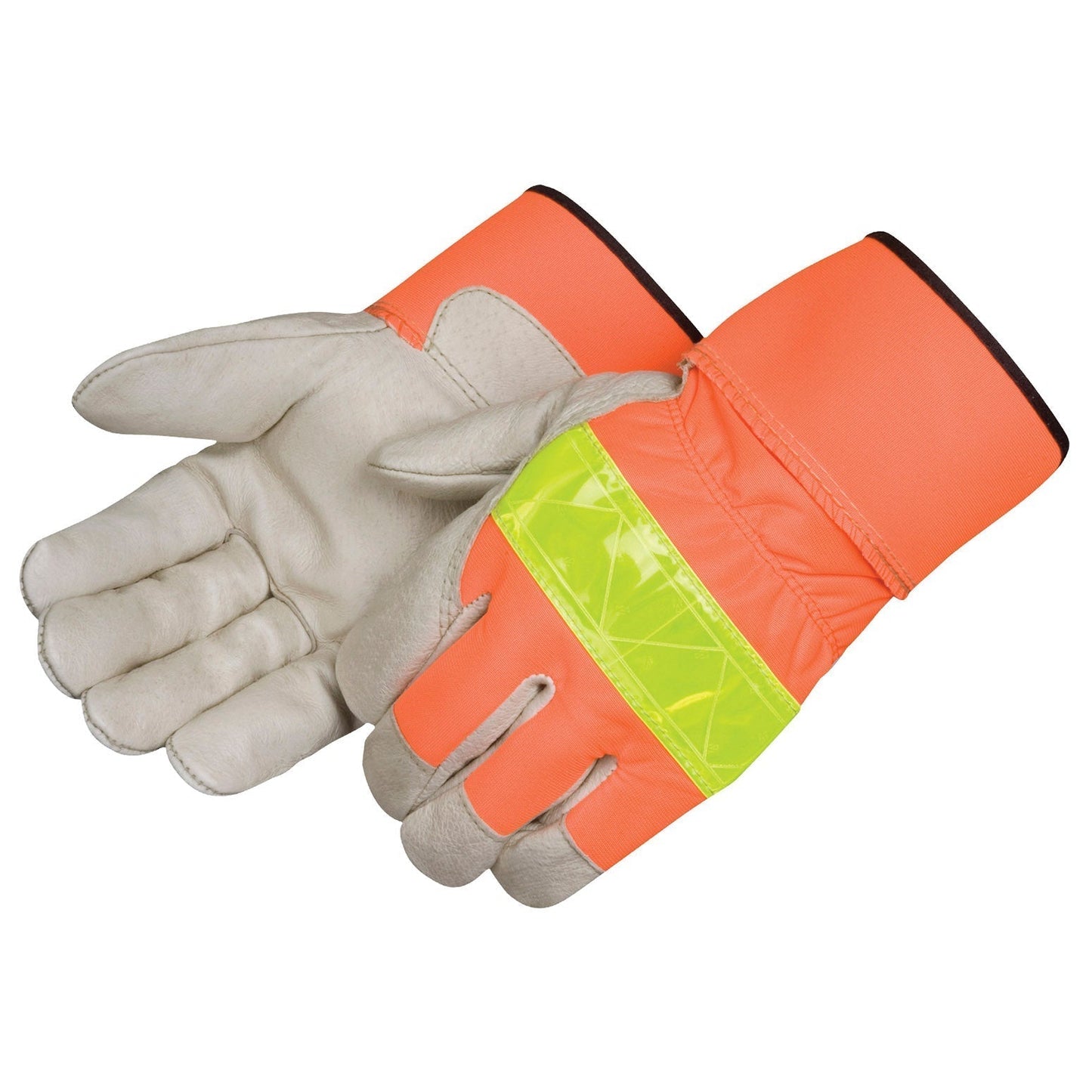 2.5" Rubberized Cuff Leather Gloves - Liberty Safety - Durable Design