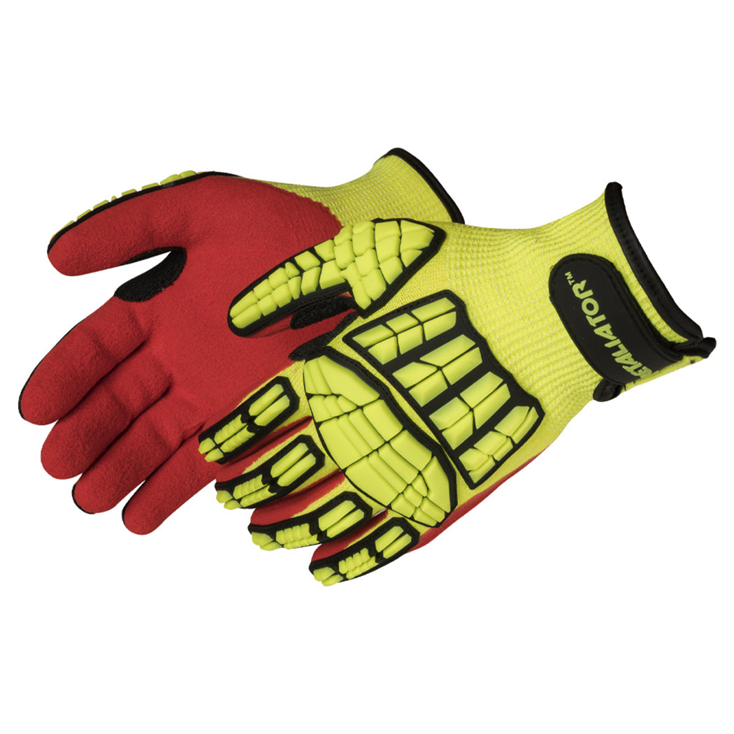 Yellow/Lime Performance Gloves - Liberty Safety - Impact Resistant