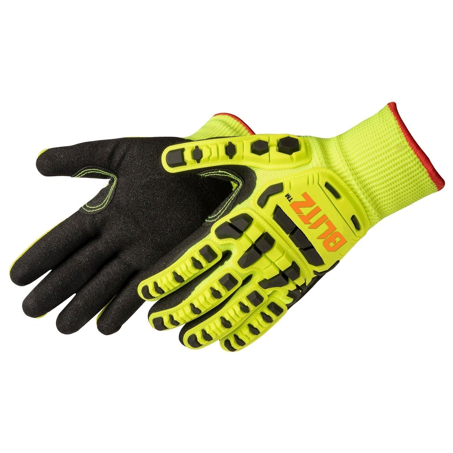 Yellow/Lime Performance Gloves - Liberty Safety - Impact Resistant