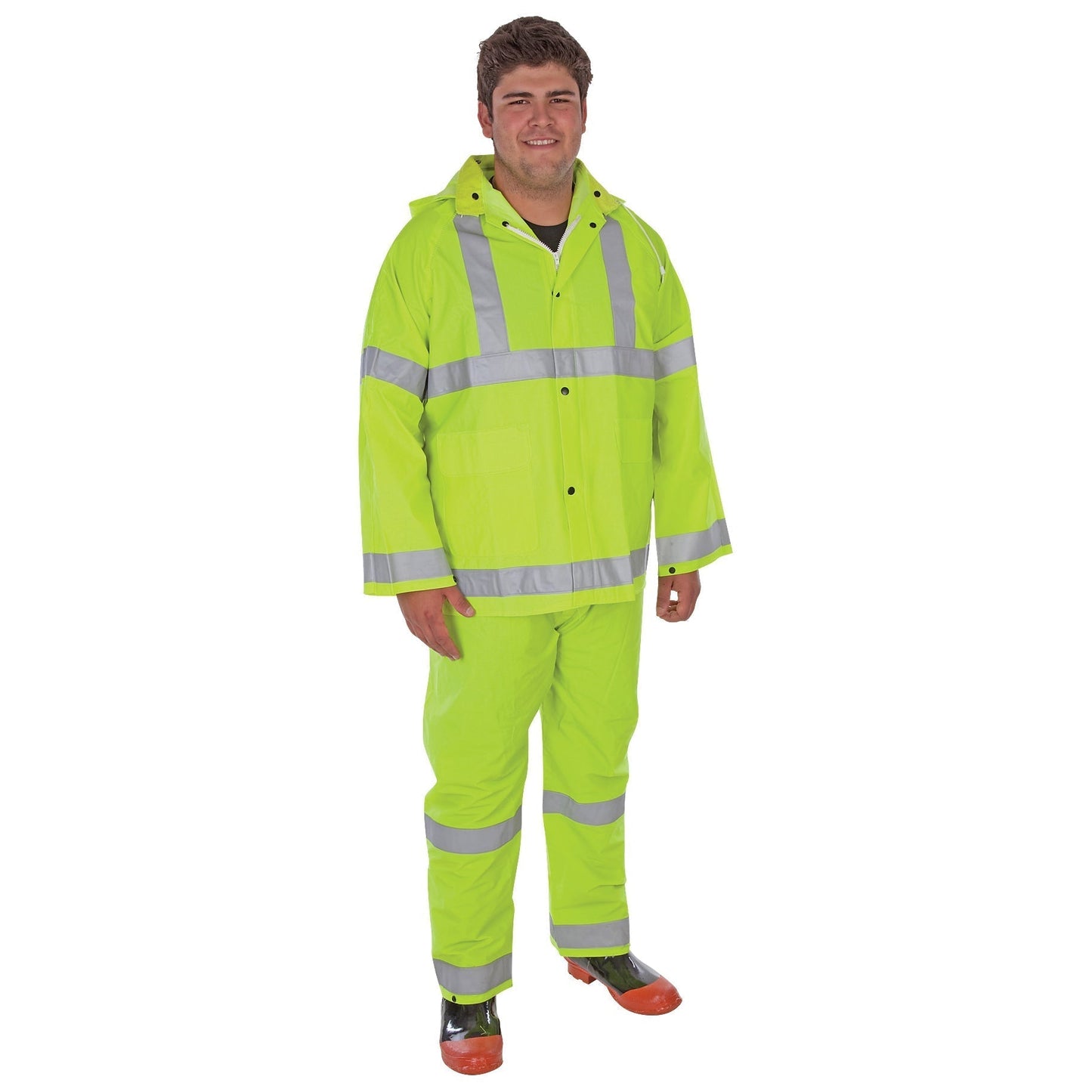 PVC/Polyester Rain Suit - Liberty Safety - Waterproof Durable