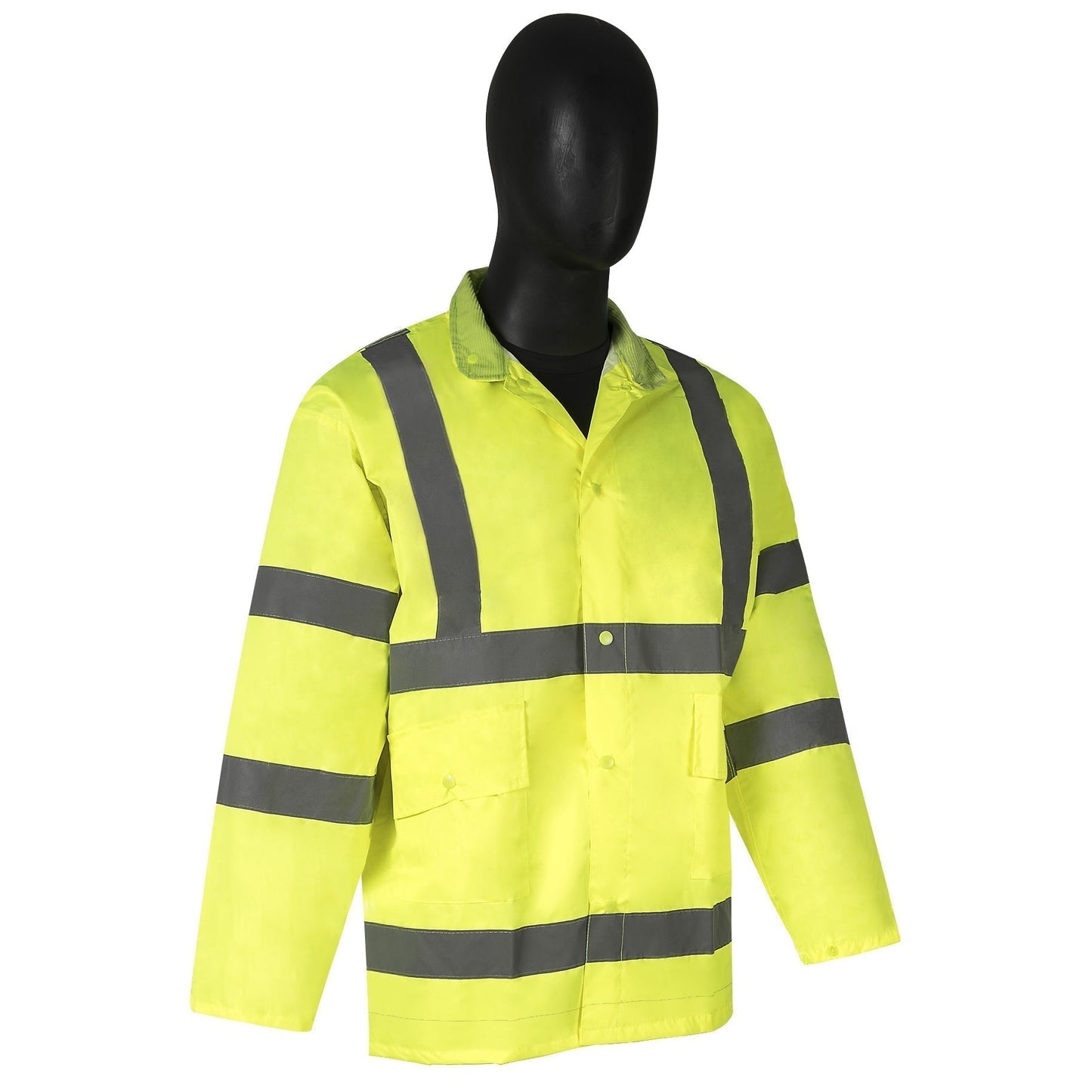 Yellow/Lime Rain Jacket - Liberty Safety - Durable Material