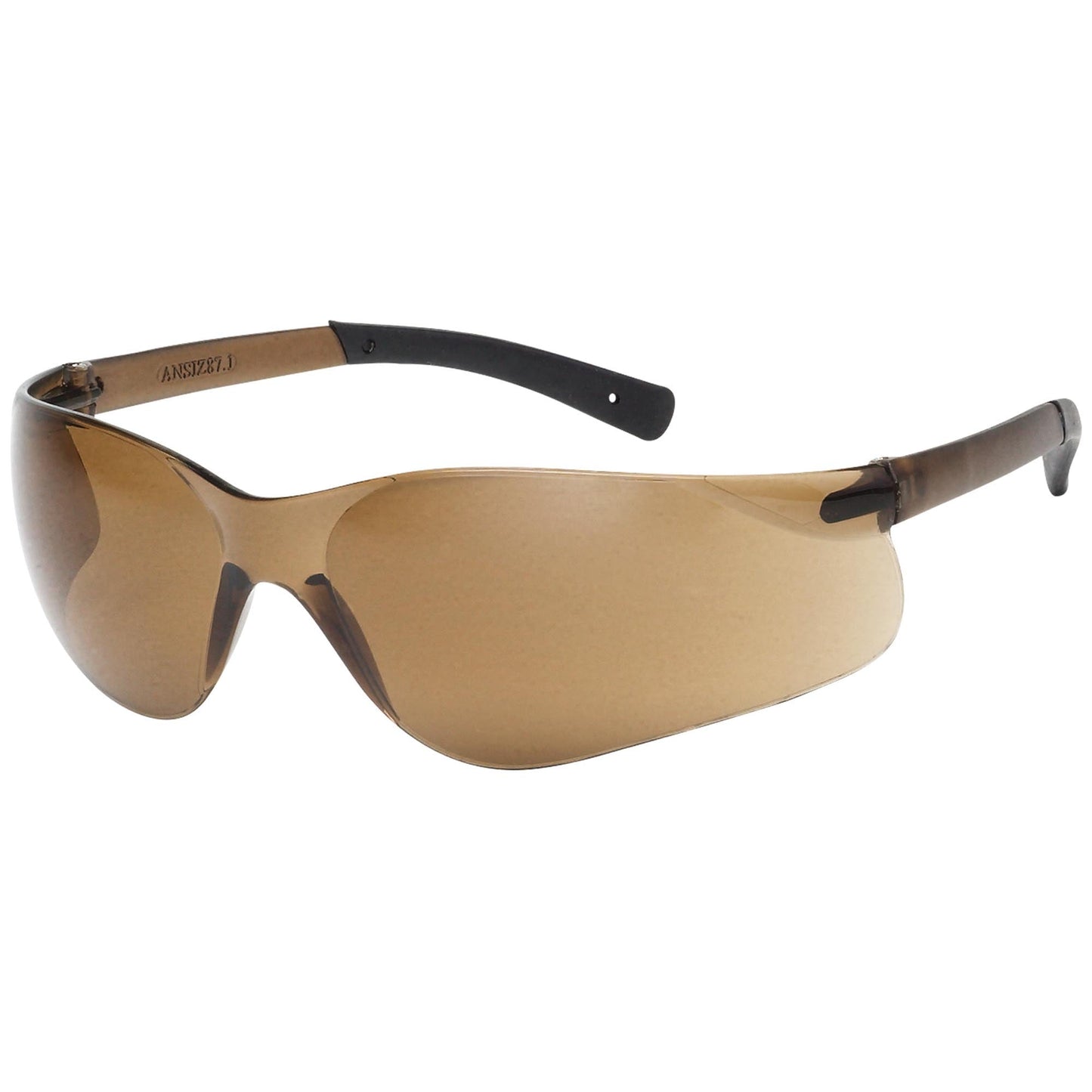Amber Lens Glasses - Liberty Safety - Rimless Frame