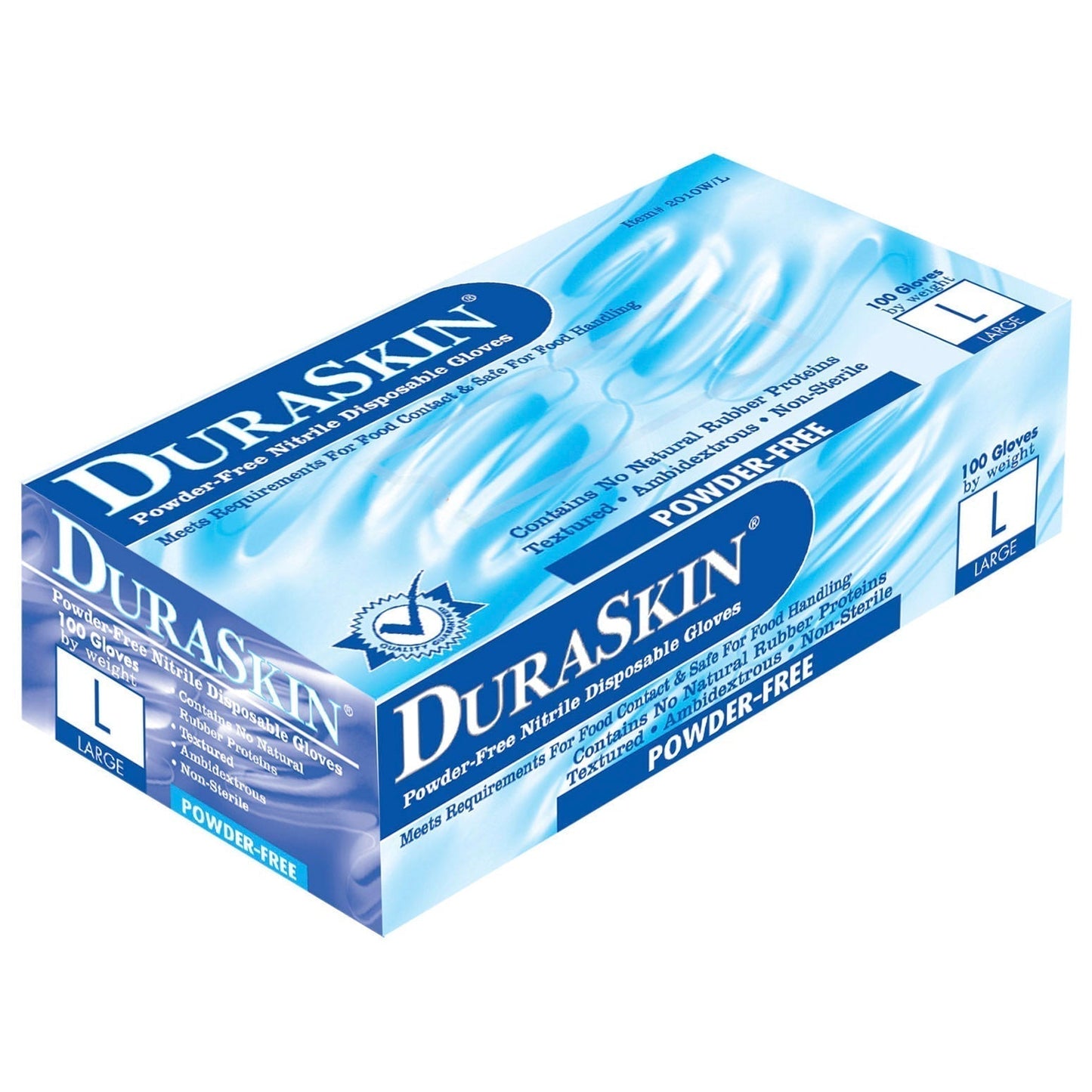 Blue Disposable Gloves - Liberty Safety - Nitrile Strength