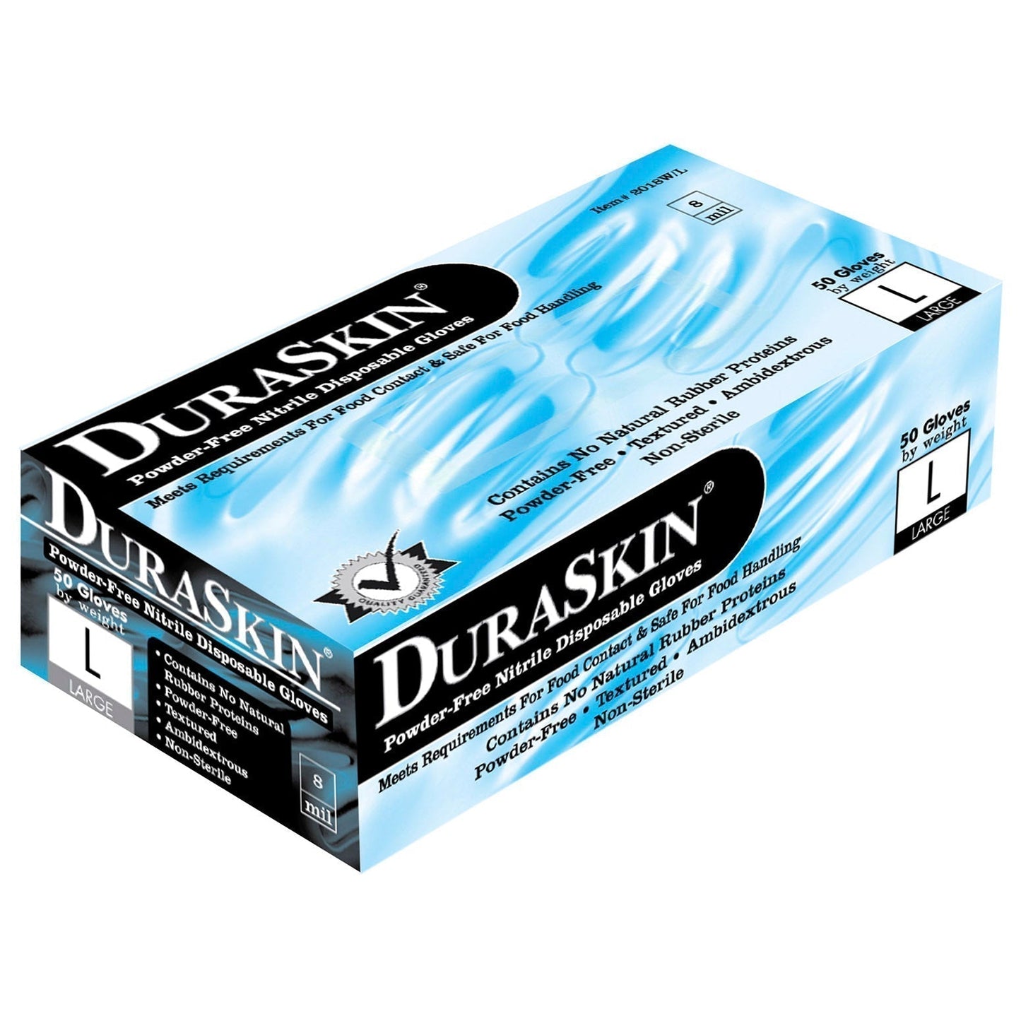 Blue Disposable Gloves - Liberty Safety - Powder Free