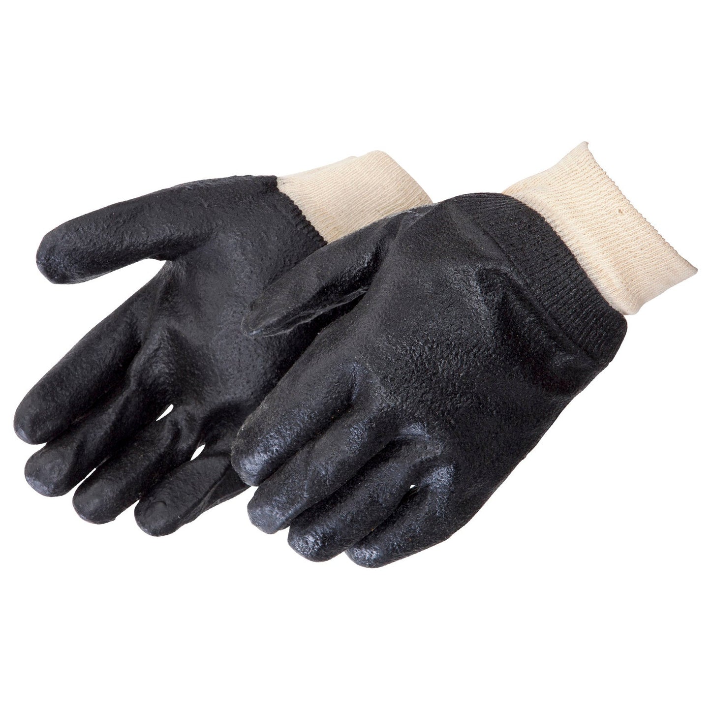 Black Rubber Gloves - Liberty Safety - Coated Durable