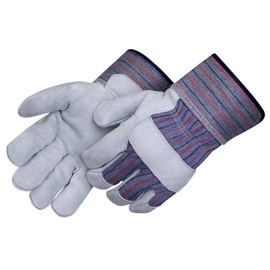 Gray Leather Gloves - Liberty Safety - Durable Design