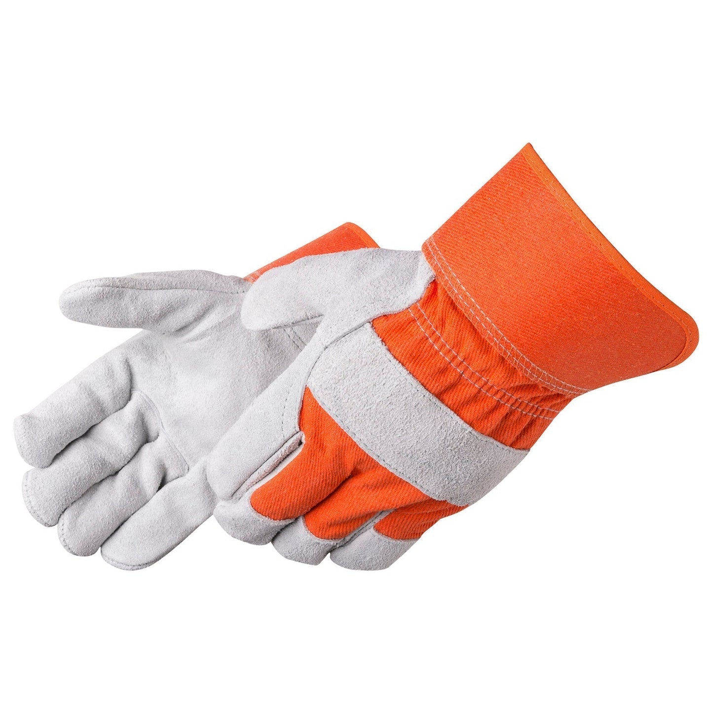 2.5" Rubberized Cuff Leather Gloves - Liberty Safety - Durable Design