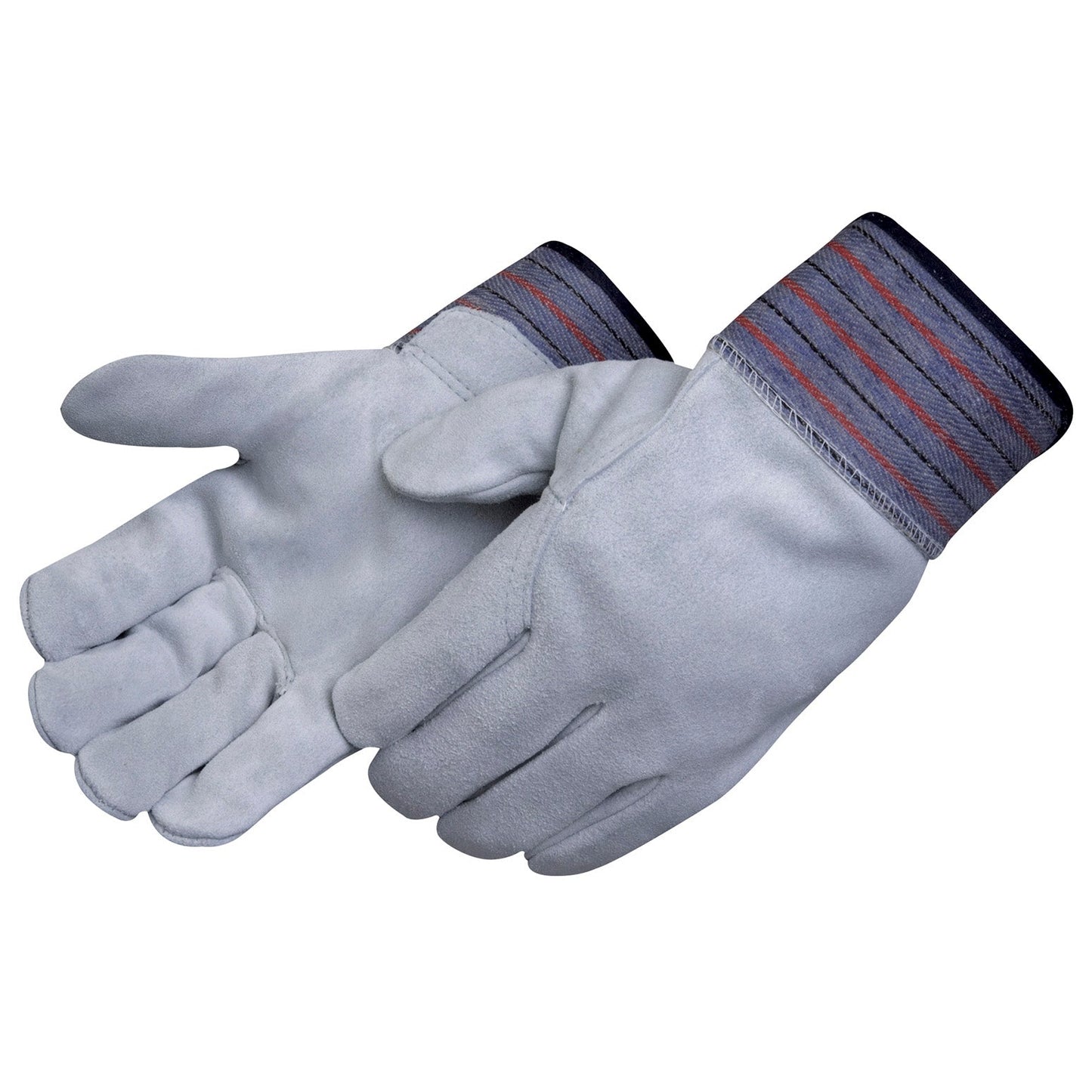 Gray Leather Gloves - Liberty Safety - Durable Design