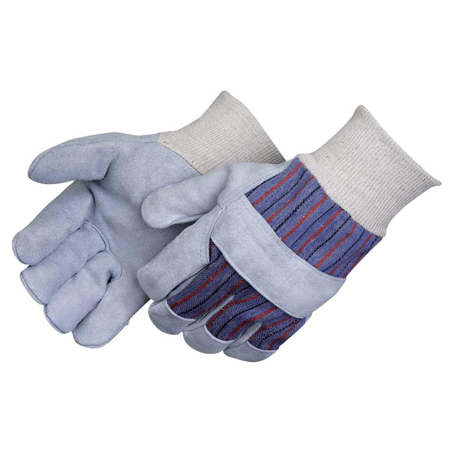 Gray Leather Gloves - Liberty Safety - Durable Cowhide