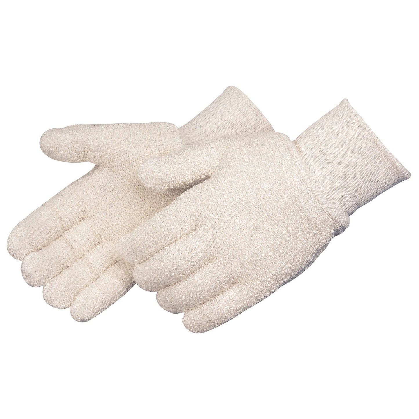 White String Knit Gloves - Liberty Safety - Durable Design