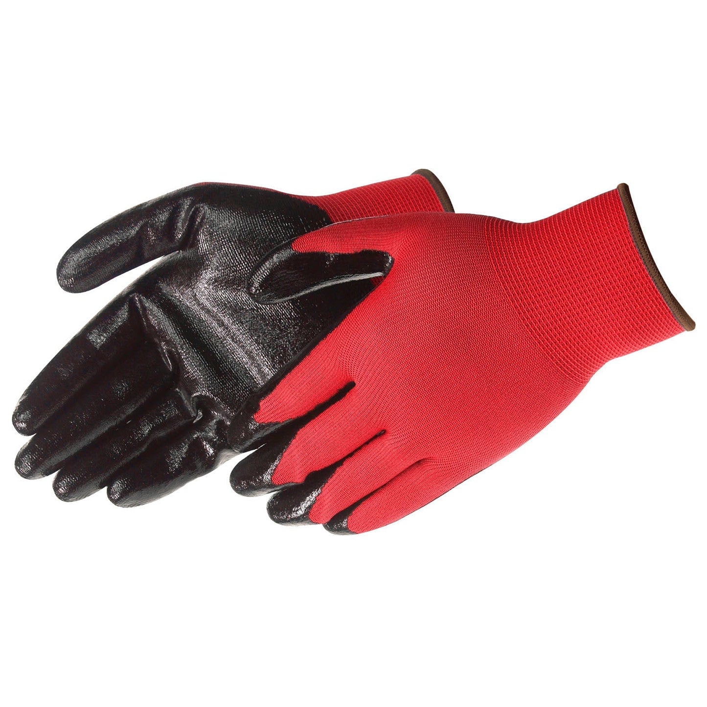 Red/Blue/Black String Knit Gloves - Liberty Safety - Durable