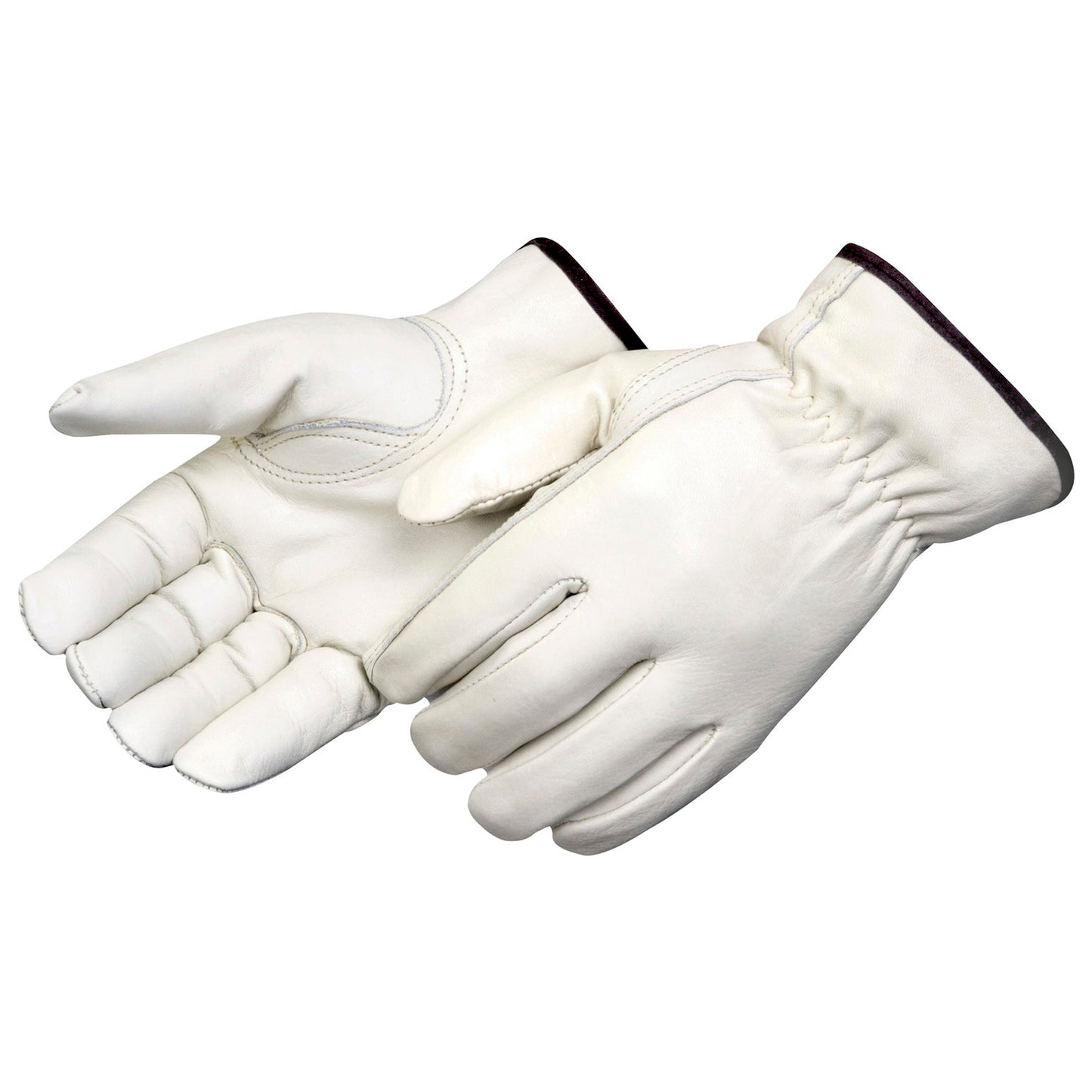 White Leather Gloves - Liberty Safety - Quality Cowhide