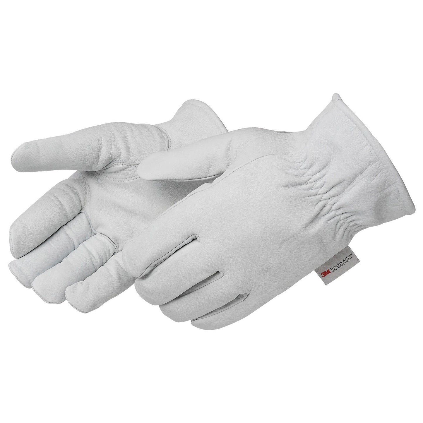 White Leather Gloves - Liberty Safety - Insulated Grain