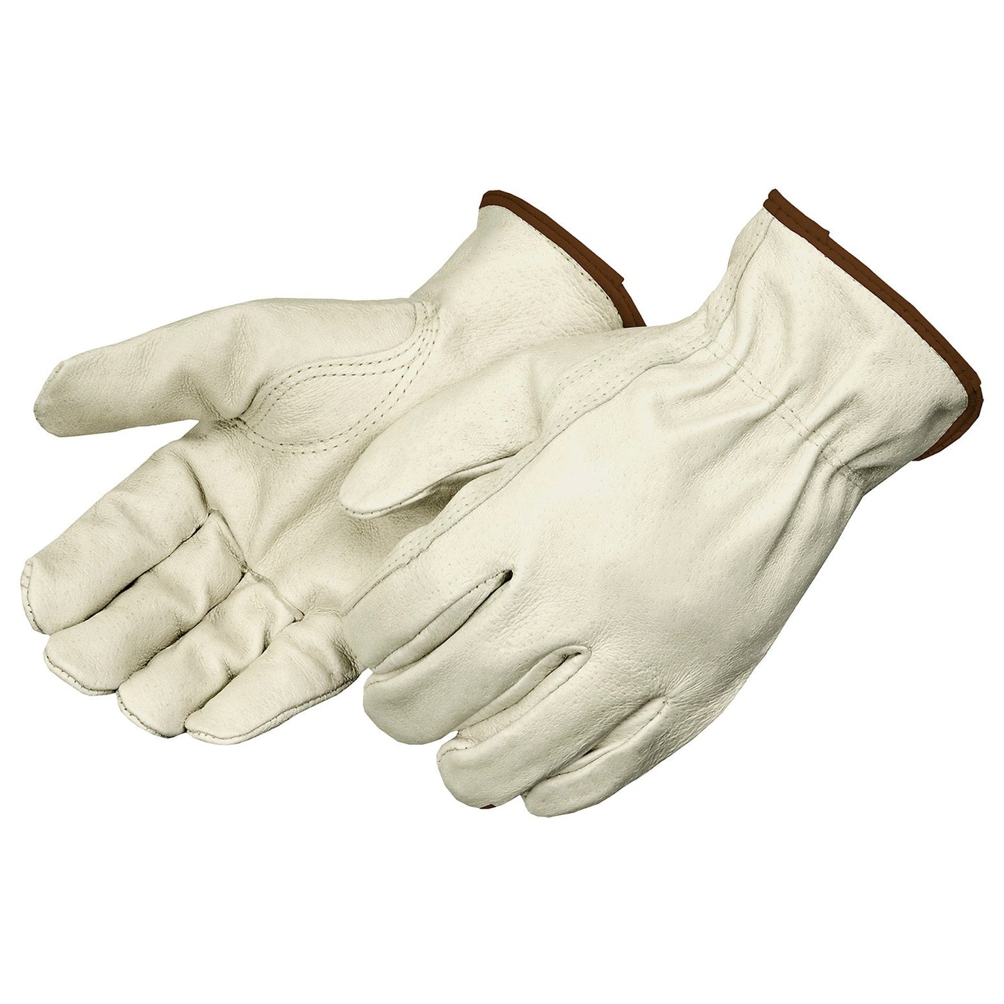 Tan Leather Gloves - Liberty Safety - Durable Design