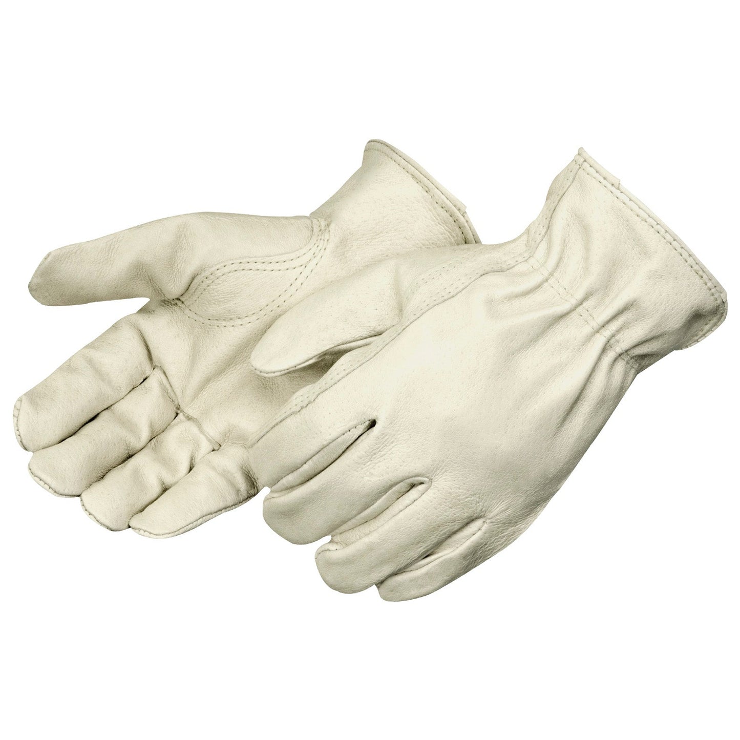Tan Leather Gloves - Liberty Safety - Grain Pigskin