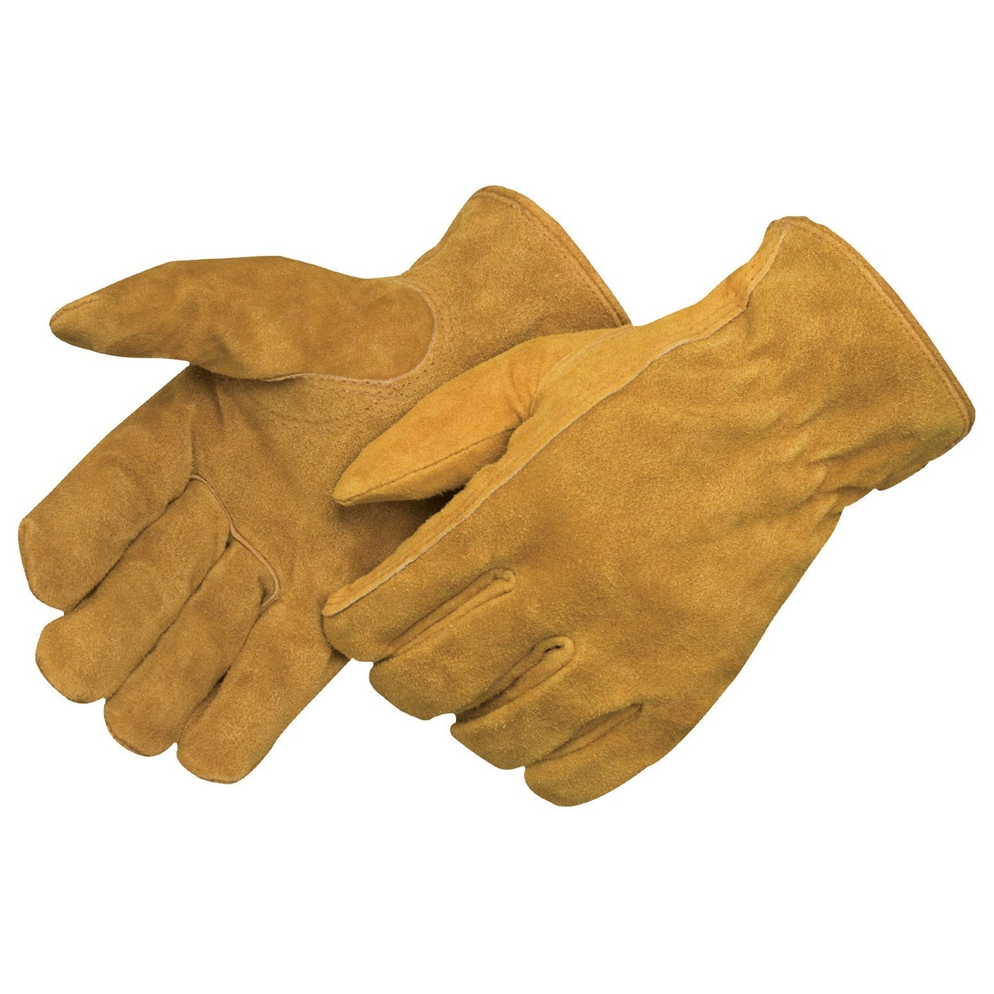 Brown Leather Gloves - Liberty Safety - Pile Lined