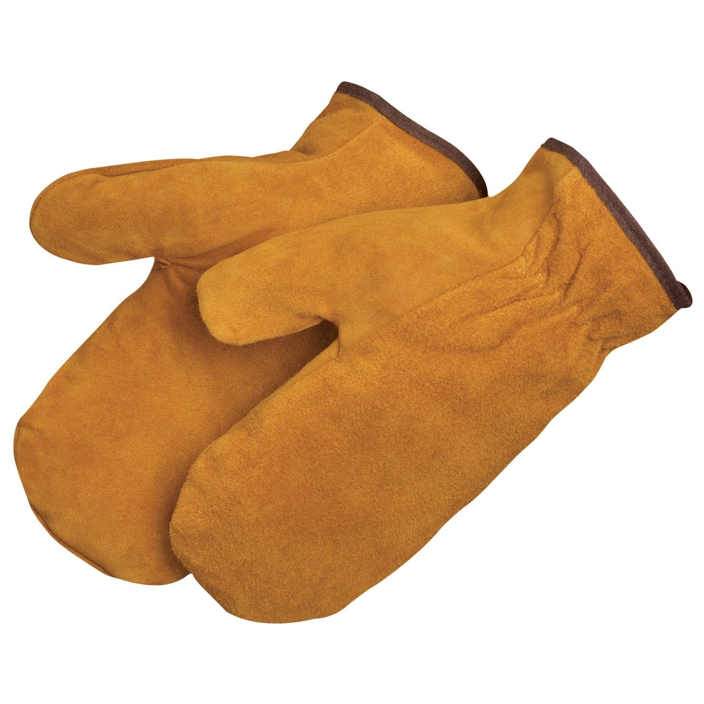 Brown Leather Gloves - Liberty Safety - Pile Lined
