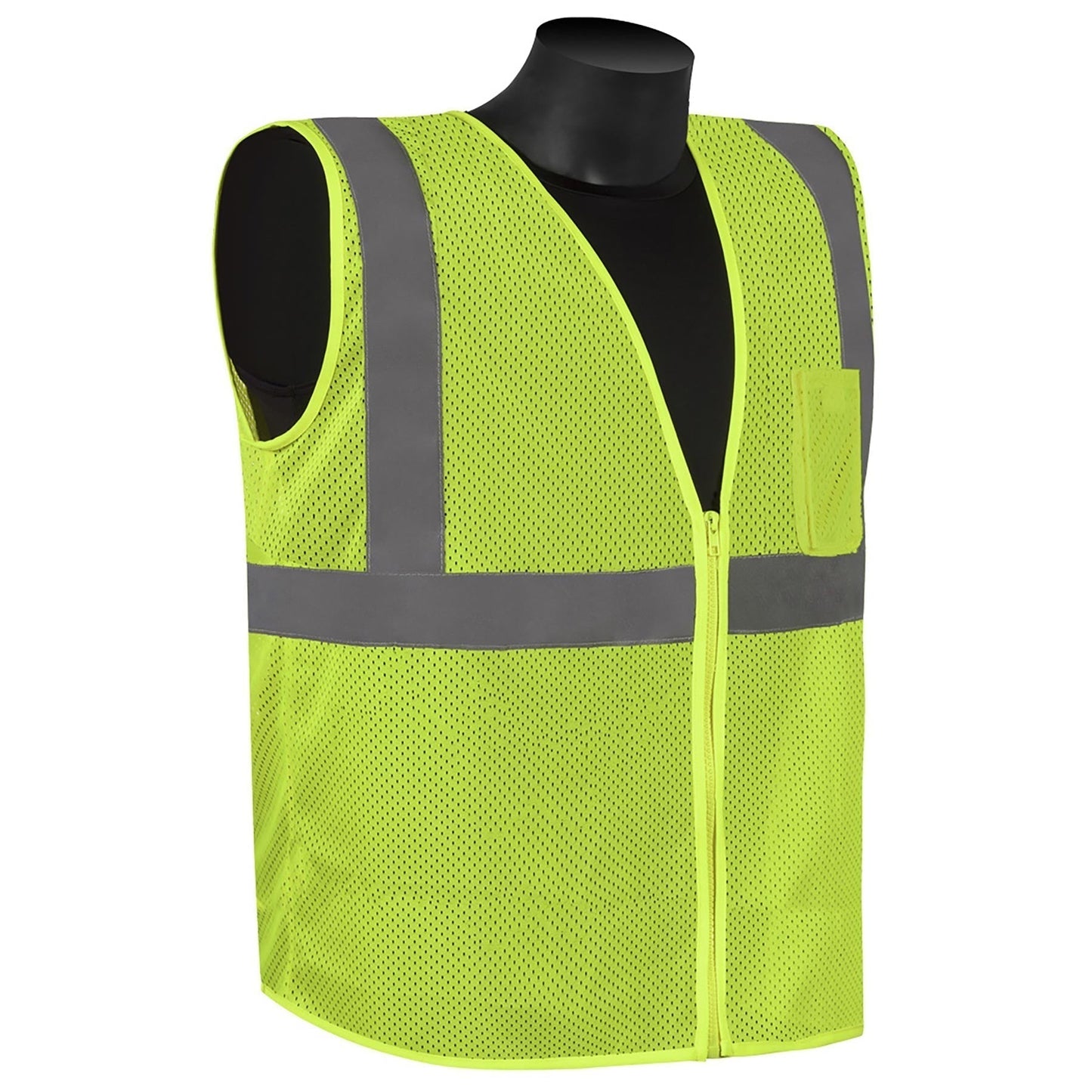 Orange Safety Vests - Liberty Safety - Mesh Reflective