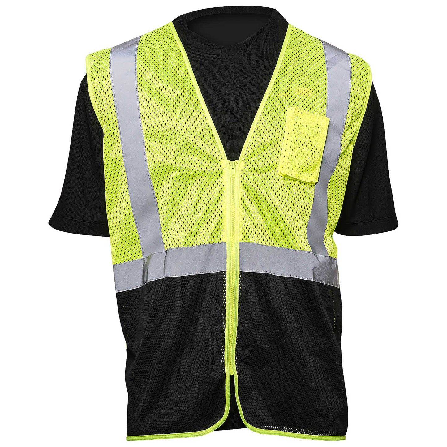 Yellow/Lime Safety Vests - Liberty Safety - Reflective Design
