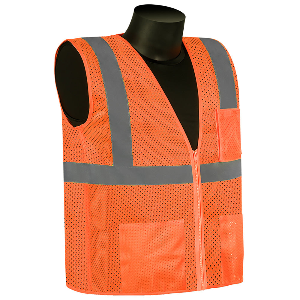 Orange Safety Vests - Liberty Safety - HiViz Polyester