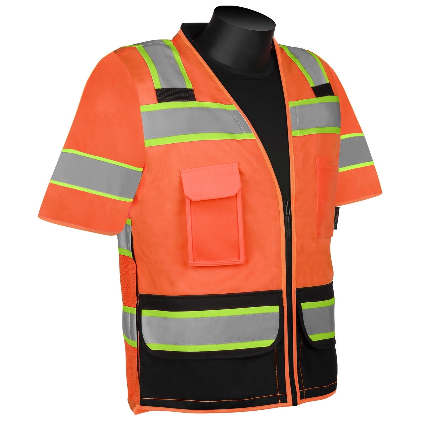 Orange Safety Vests - Liberty Safety - Reflective Design