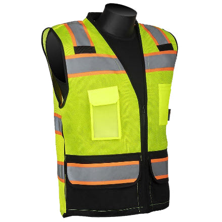 Orange Safety Vest - Liberty Safety - Reflective Mesh