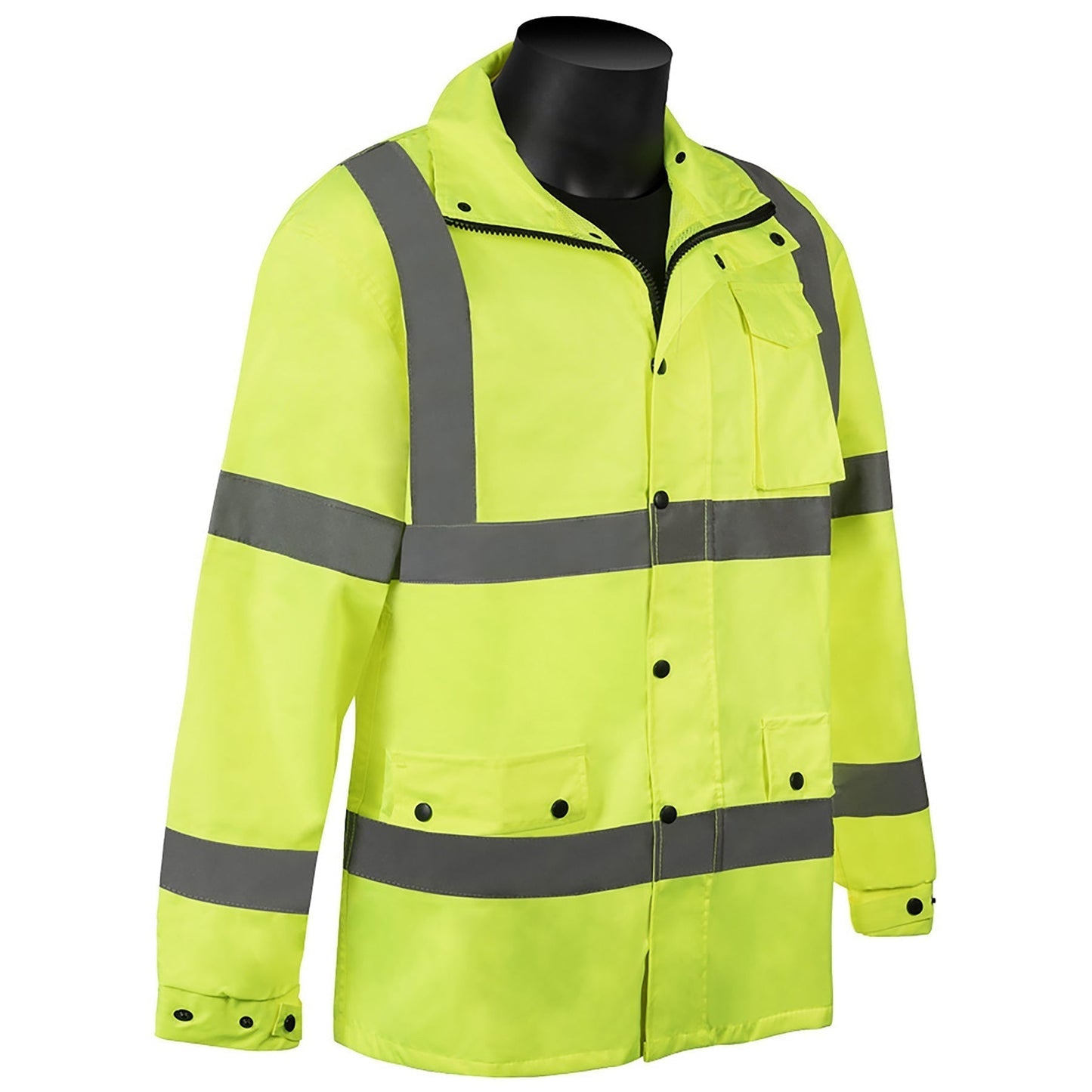 Yellow/Lime Safety Jacket - Liberty Safety - Waterproof