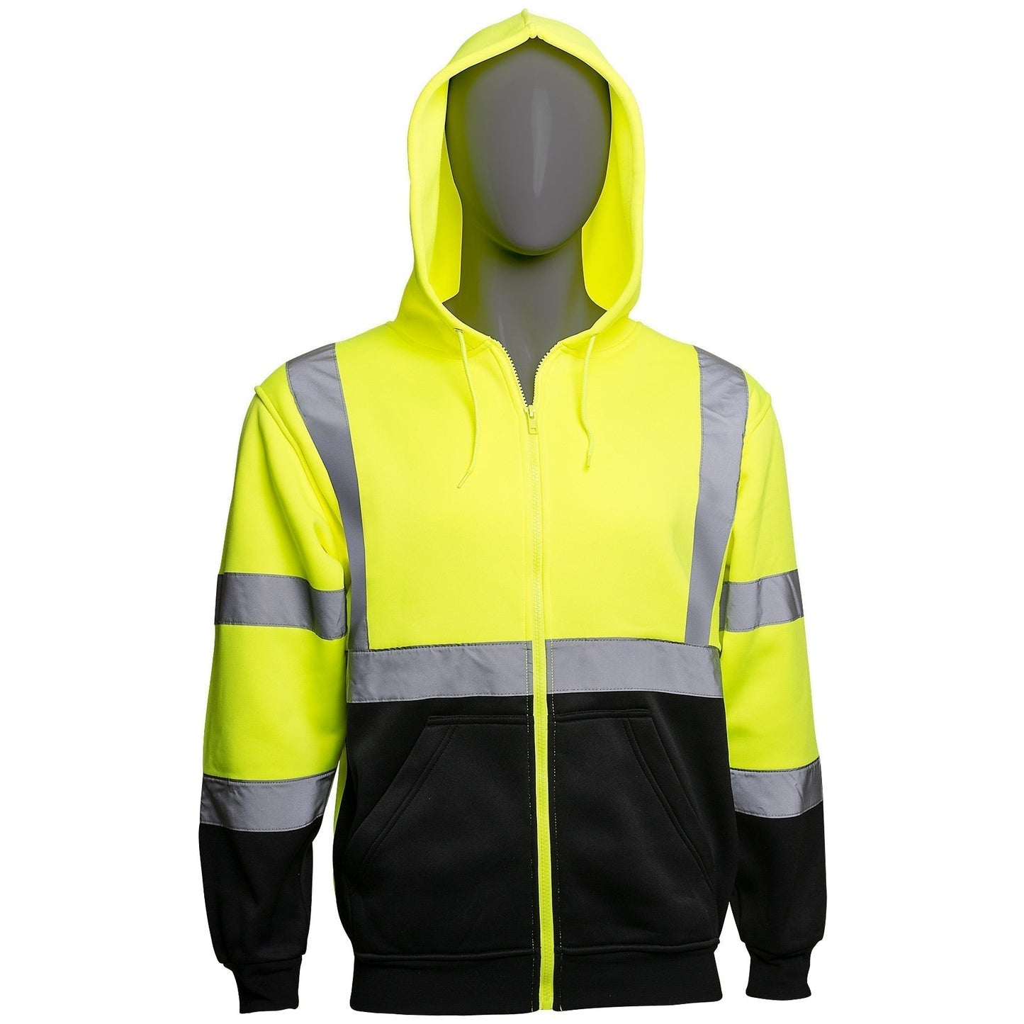 Yellow/Lime Safety Sweatshirt - Liberty Safety - Reflective