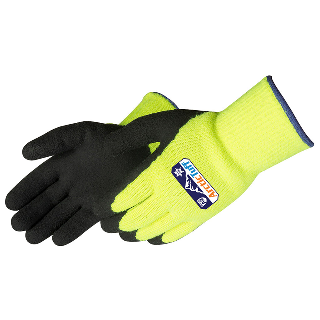 Hi-Vis Orange Gloves - Liberty Safety - Foam Latex Coated