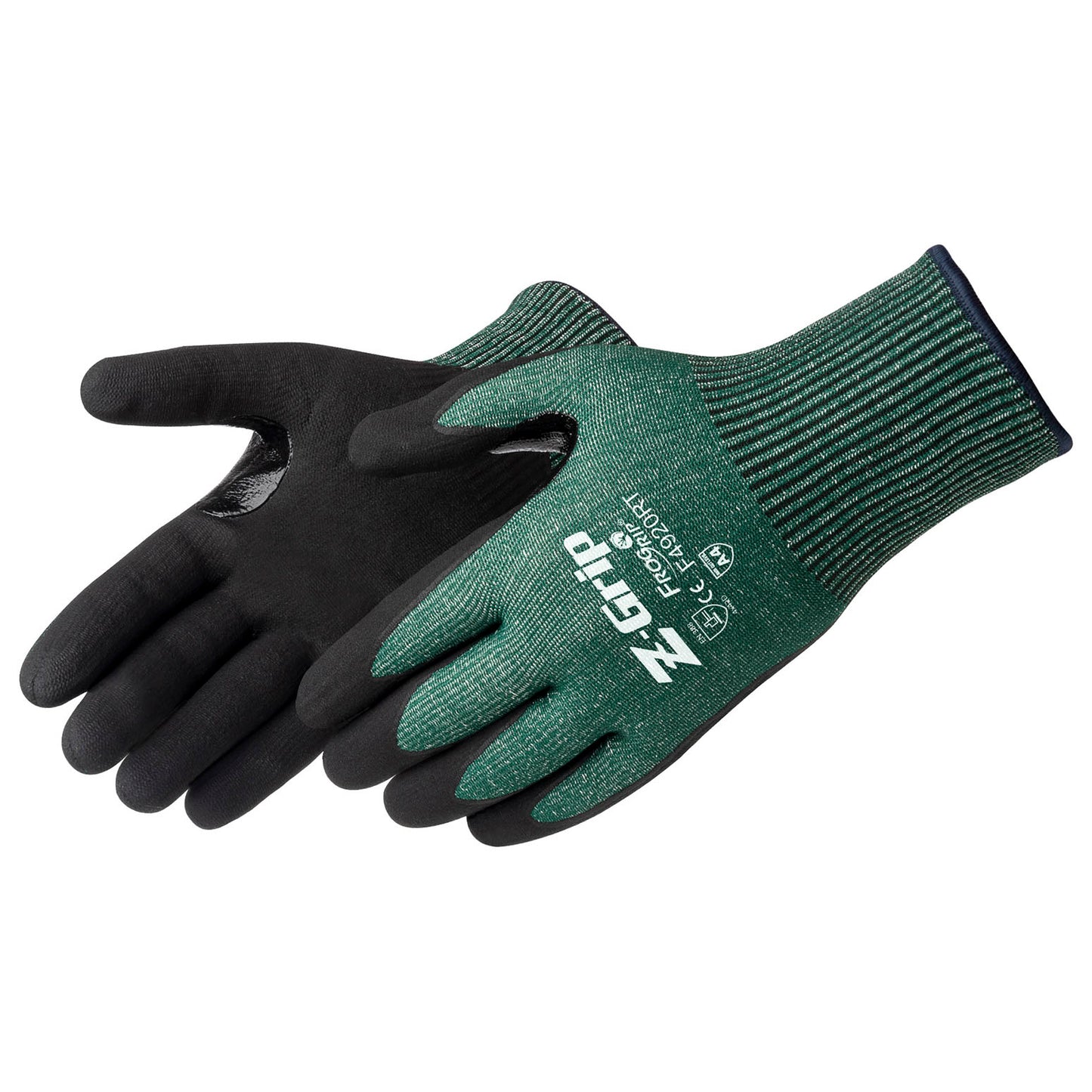 Green Cut Resistant Gloves - Liberty Safety - Microfoam Nitrile