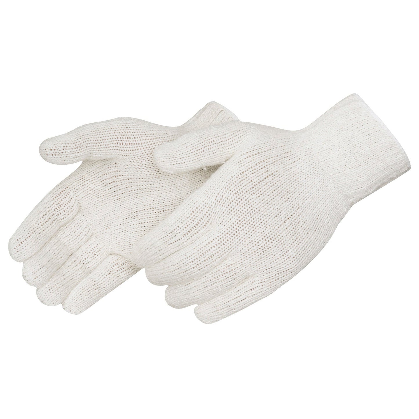 White String Knit Gloves - Liberty Safety - Cotton Blend