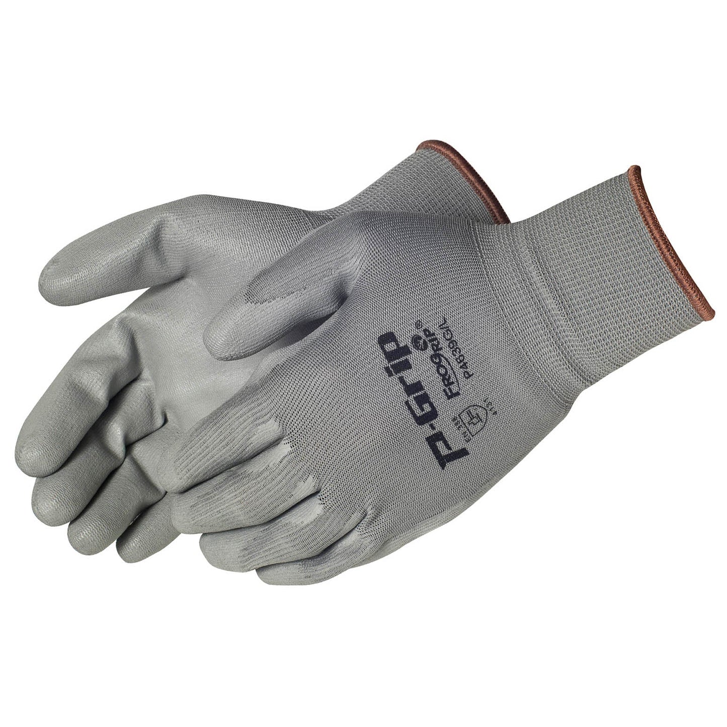 Gray String Knit Gloves - Liberty Safety - Durable Grip