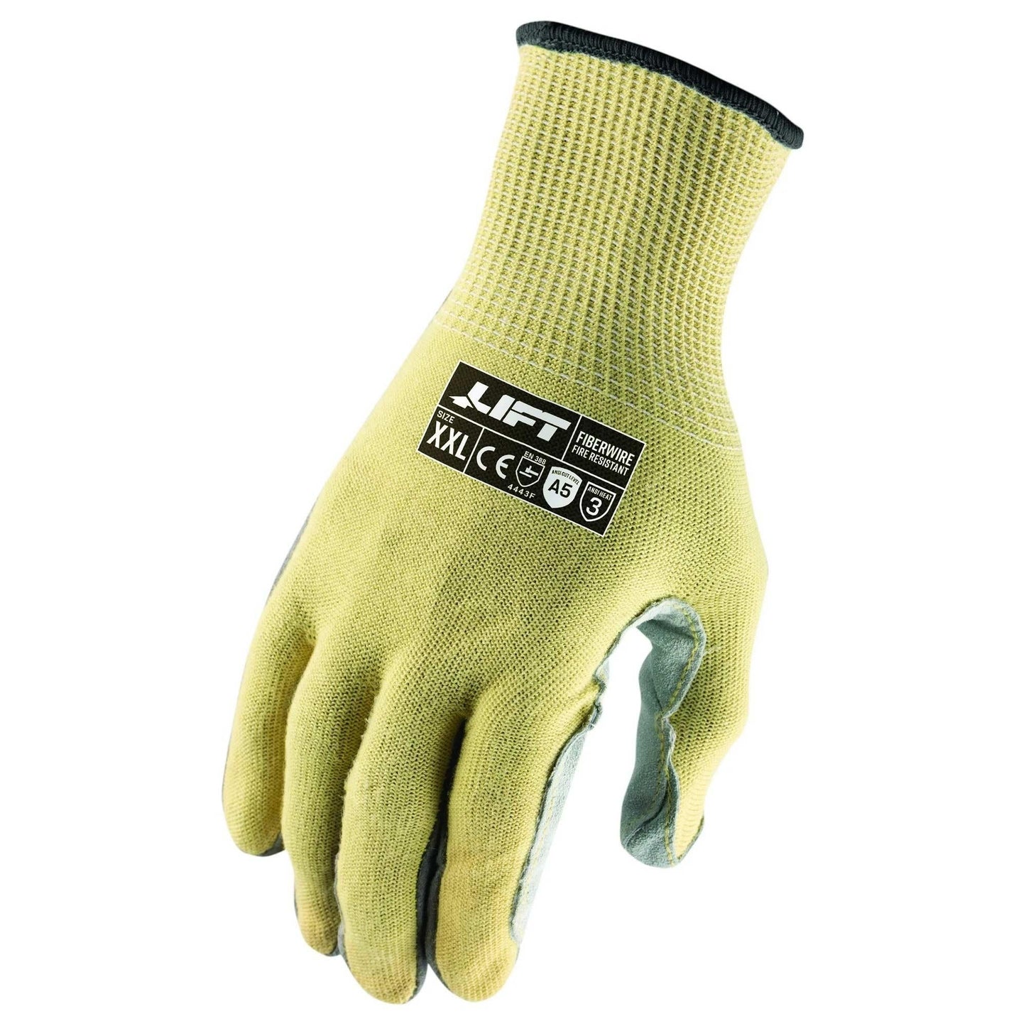 Yellow String Knit Gloves - LIFT Safety - Cut Resistant