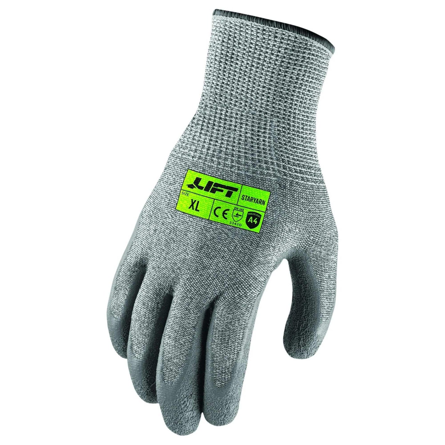 Gray String Knit Gloves - LIFT Safety - Cut Resistant