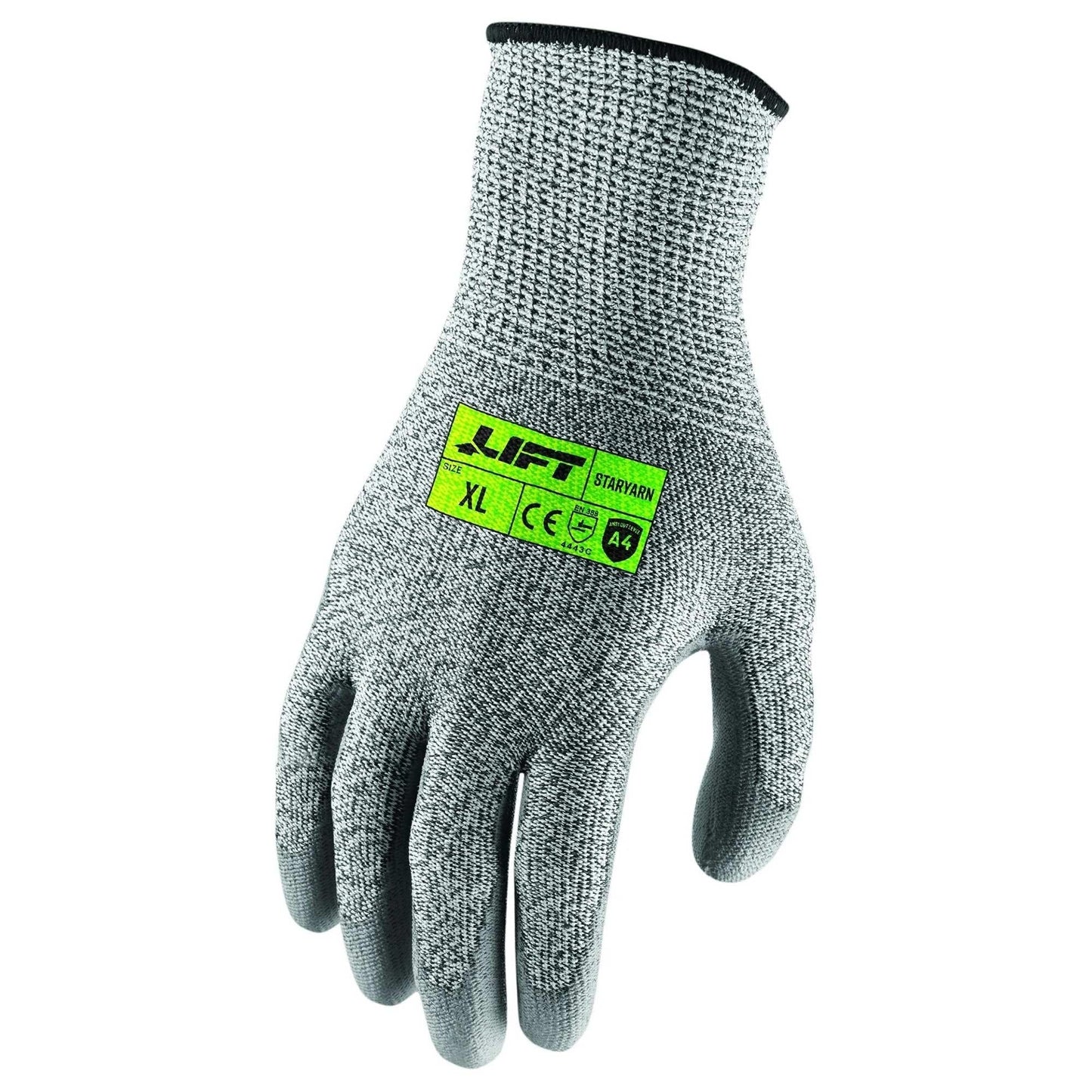 Gray Knit Gloves - LIFT Safety - Cut Resistant