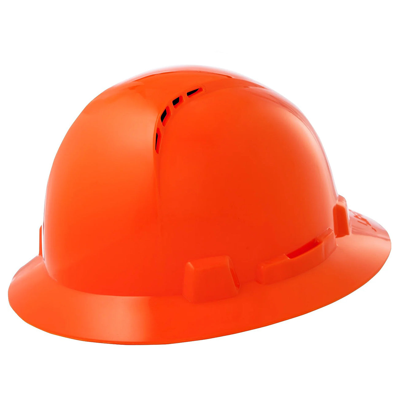 Hi-Viz Orange Hard Hats - LIFT Safety - Full Brim Vented
