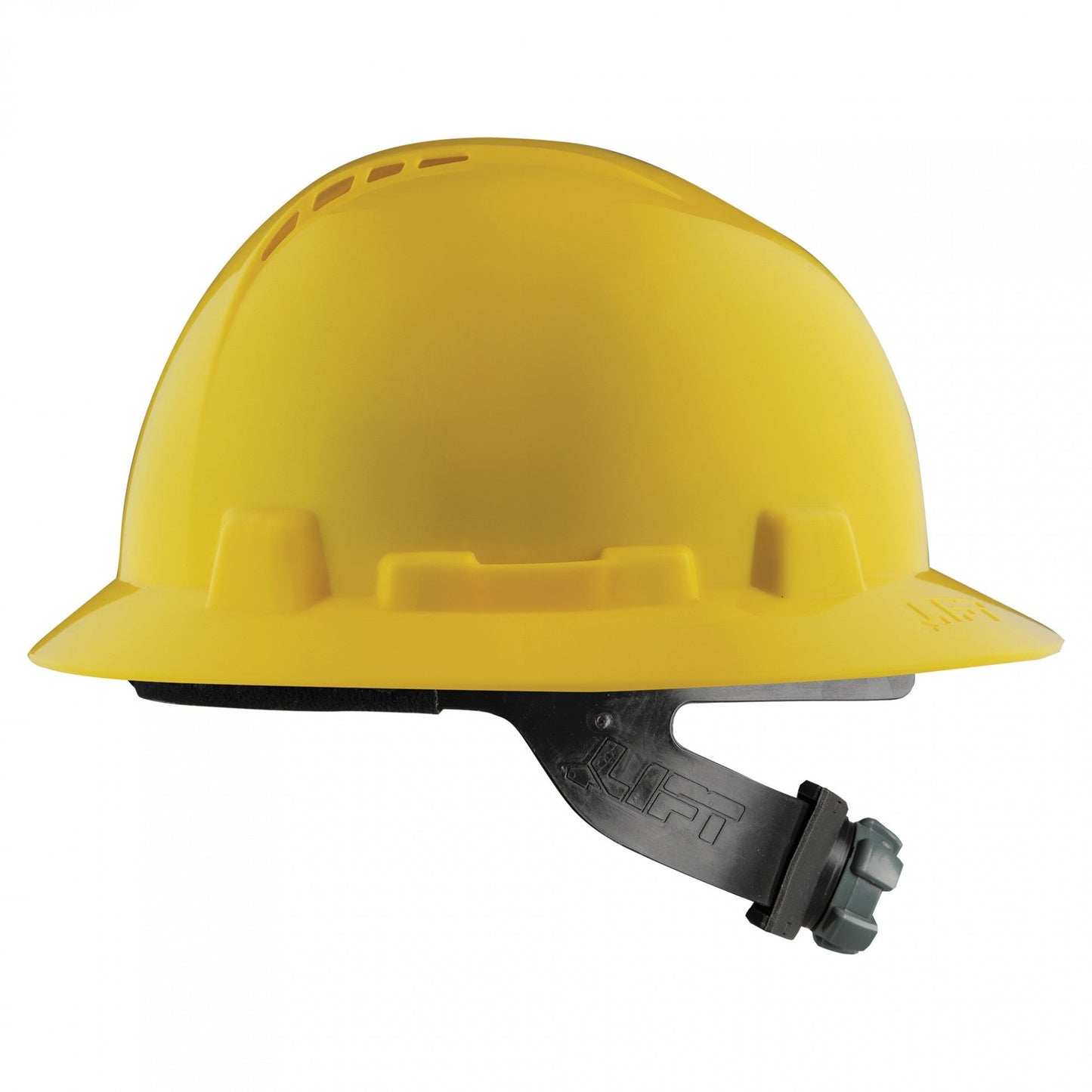 Hi-Viz Orange Hard Hats - LIFT Safety - Full Brim Vented