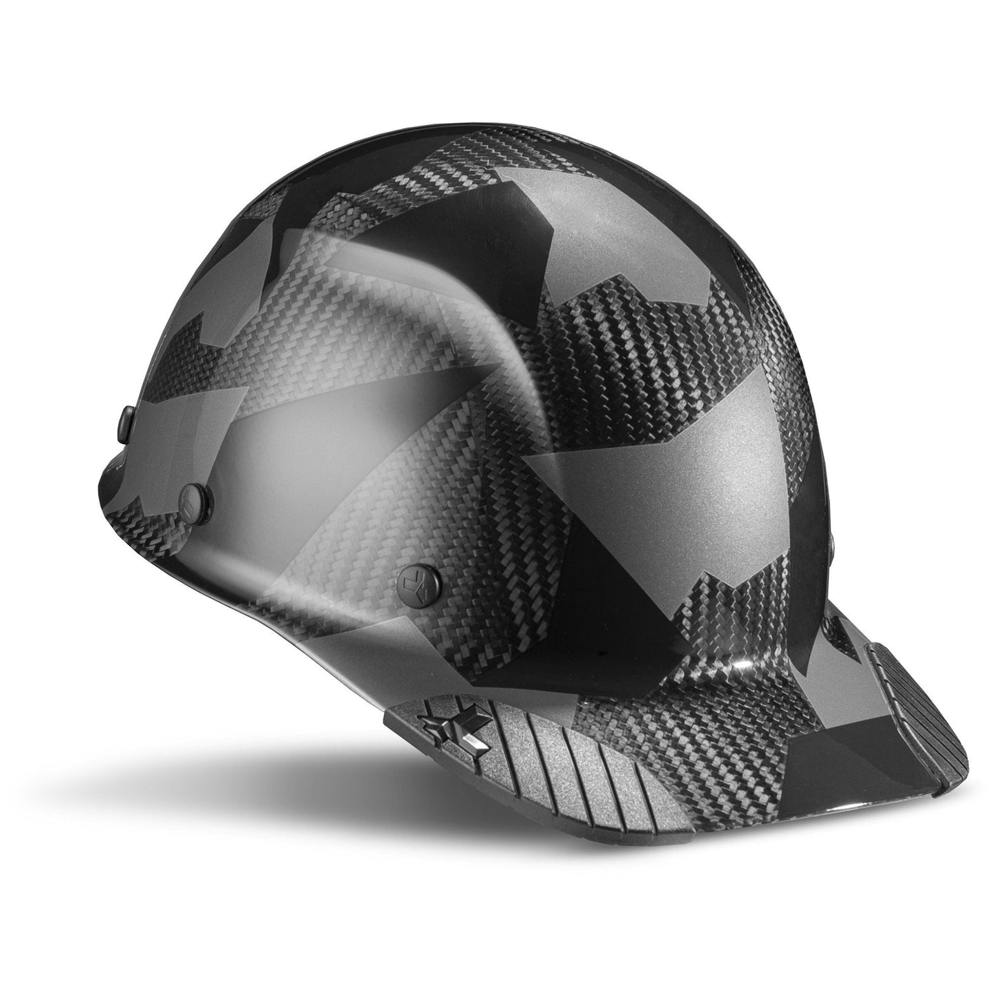 Full Black Camo Hard Hats - LIFT Safety - Carbon Fiber