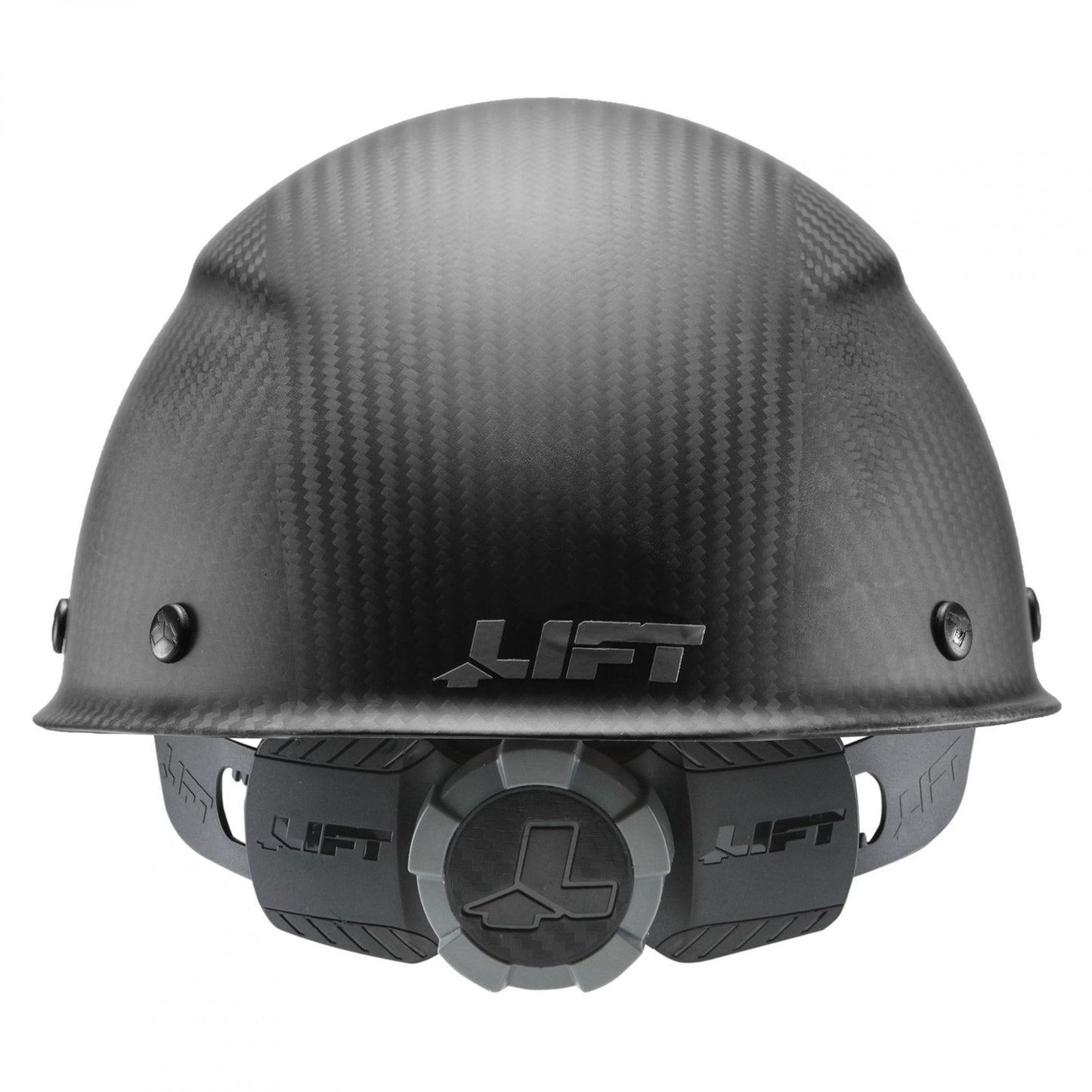 Gloss Black Hard Hats - LIFT Safety - Carbon Fiber Design