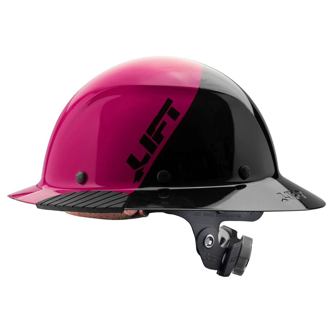 Pink Hard Hats | LIFT Safety | Hdf50-21Pk Dax Fifty 50 Fiber Full Brim