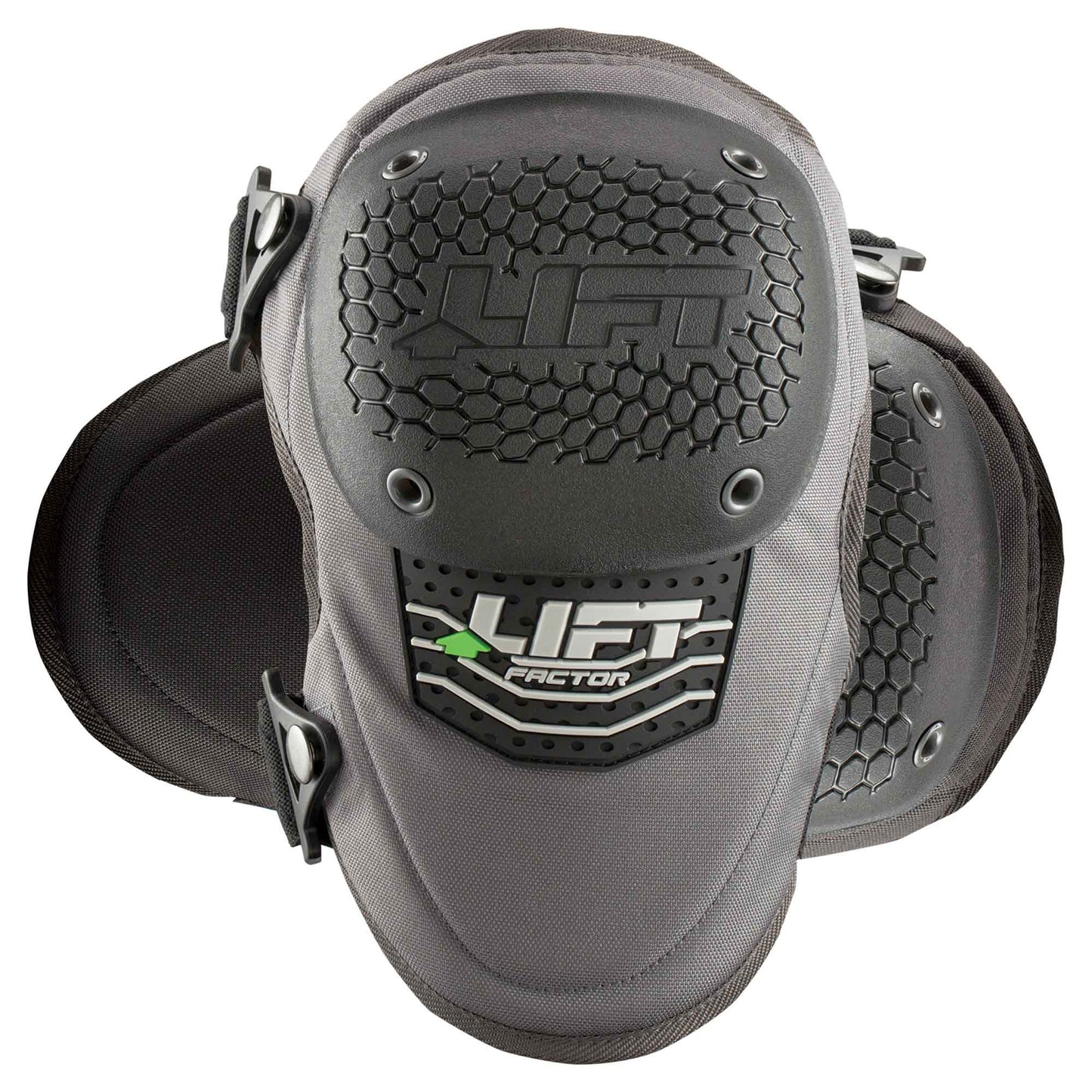 Gray/Black Knee Pads - LIFT Safety - Comfortable Fit