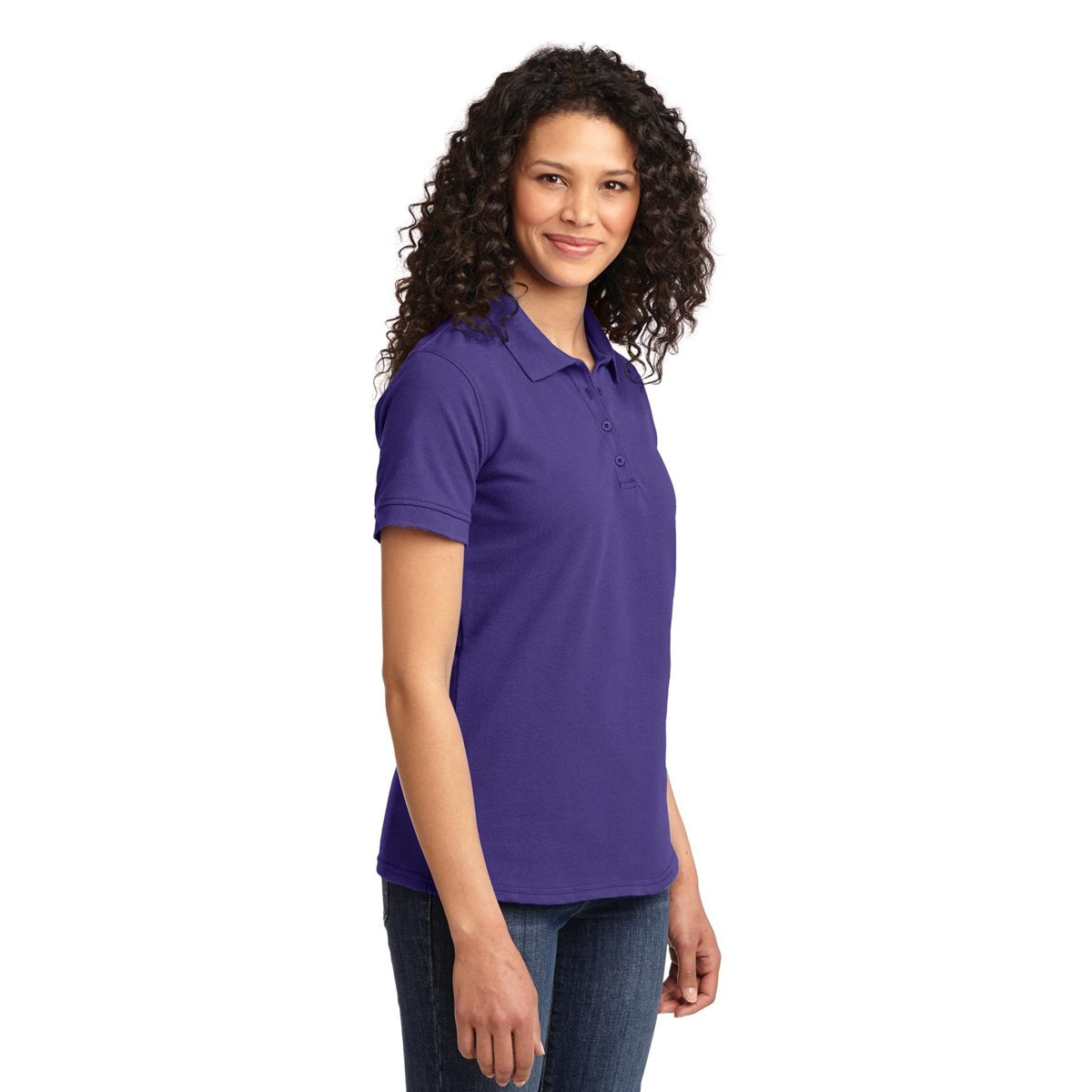 Athletic Heather Polo Shirt - Port & Company - Quality Fabric