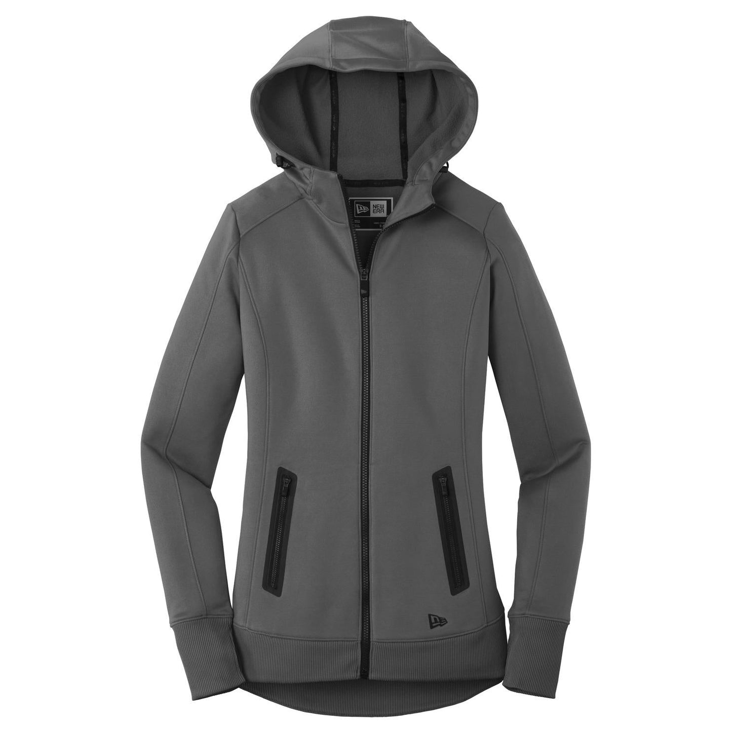 Black Fleece Hoodie - New Era - Comfortable Tag-Free