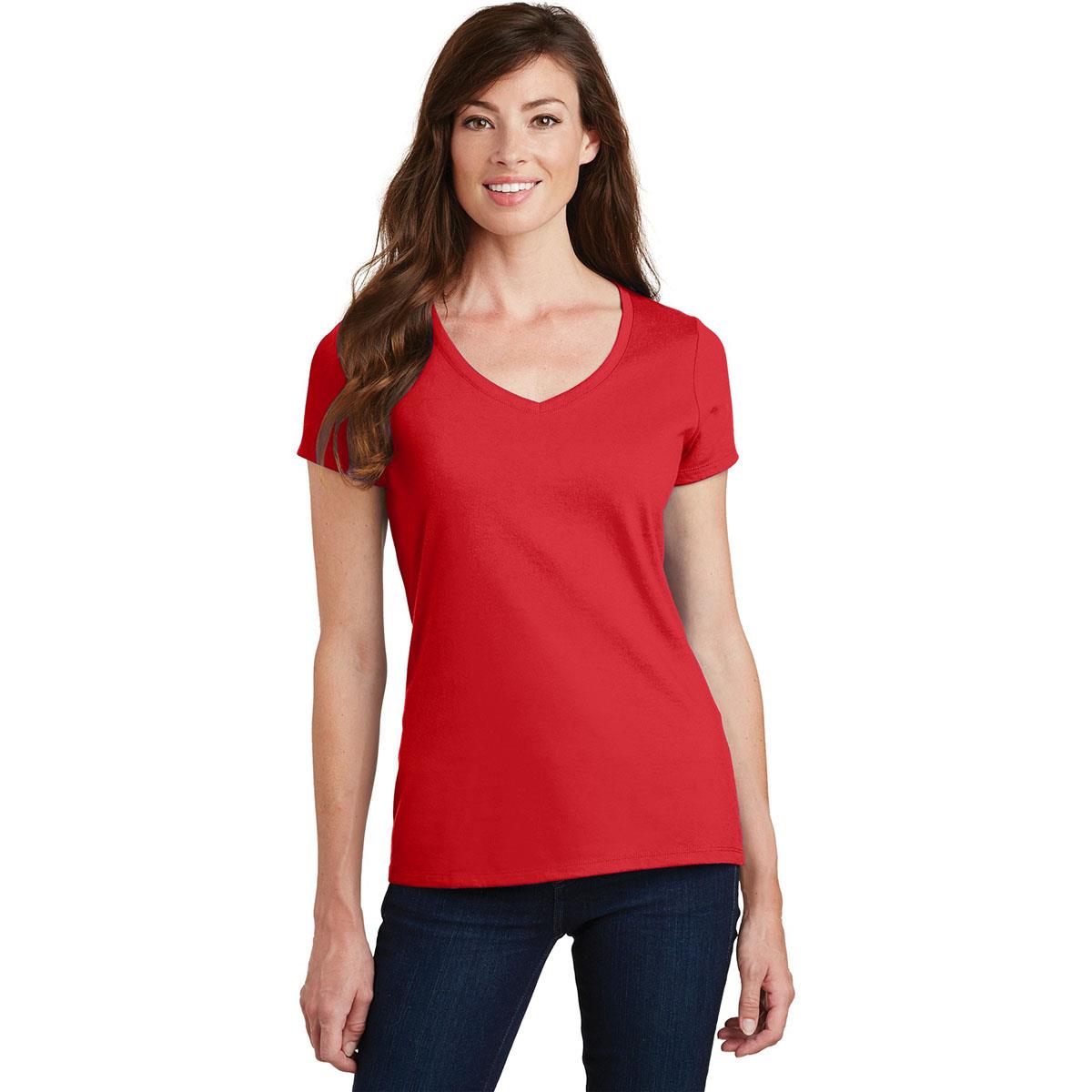 White T-Shirts - Port & Company - Soft Cotton - Classic Style