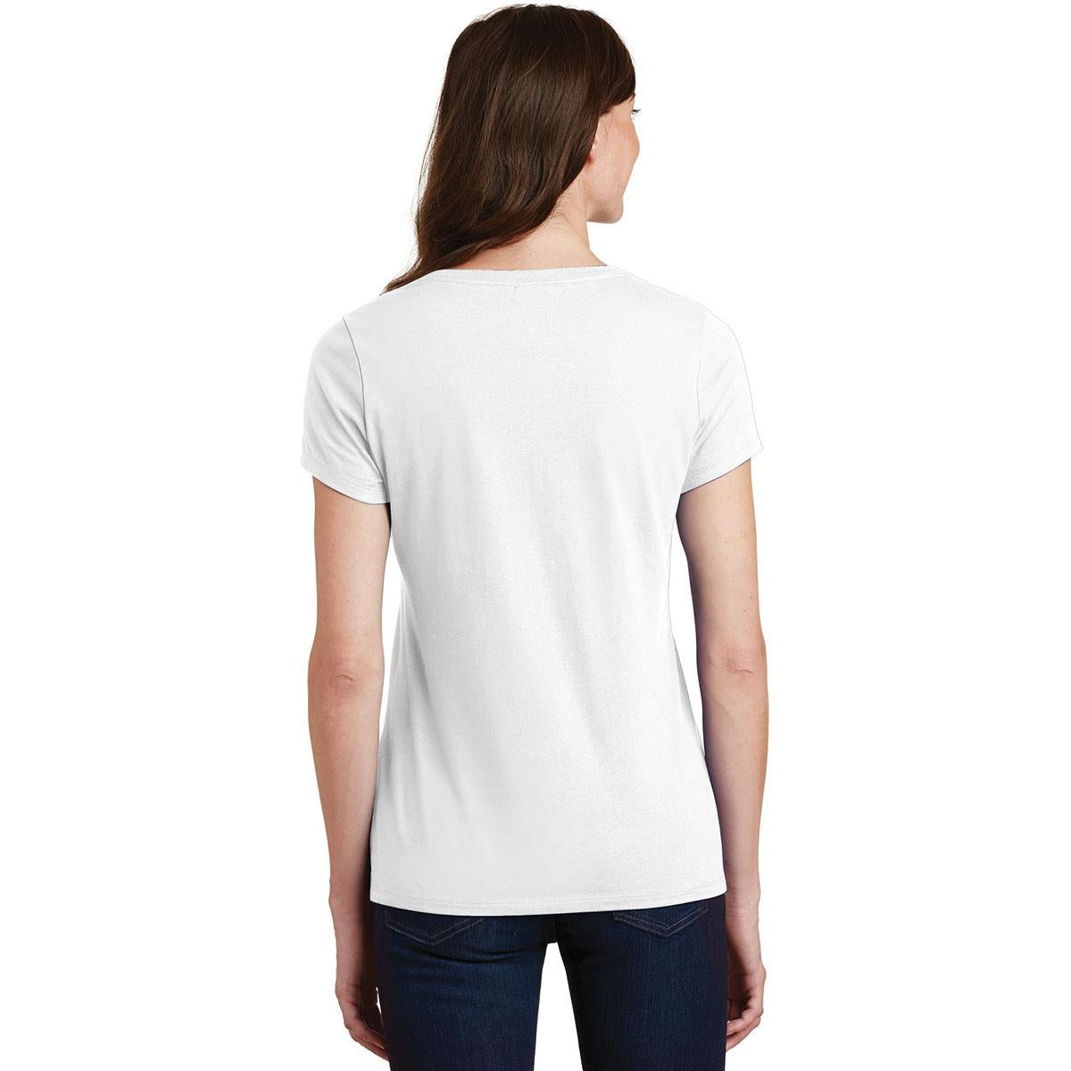 White T-Shirts - Port & Company - Soft Cotton - Classic Style