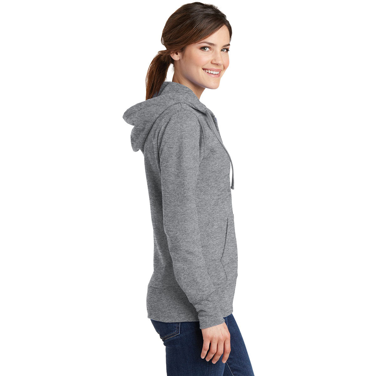 Charcoal Fleece Sweatshirt - Port & Company - Soft Fabric